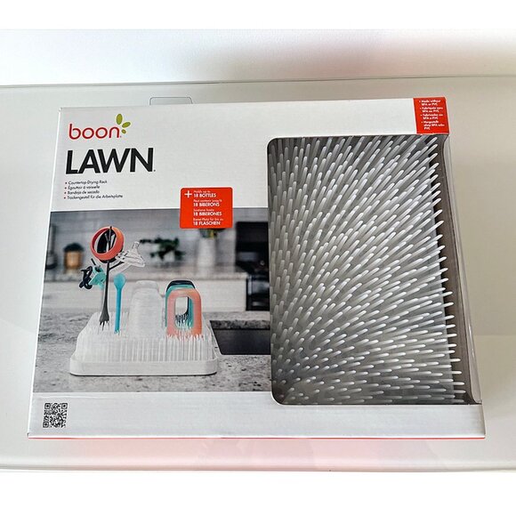 Boon Lawn Countertop Bottle Drying Rack, White BNIB - Picture 1 of 6